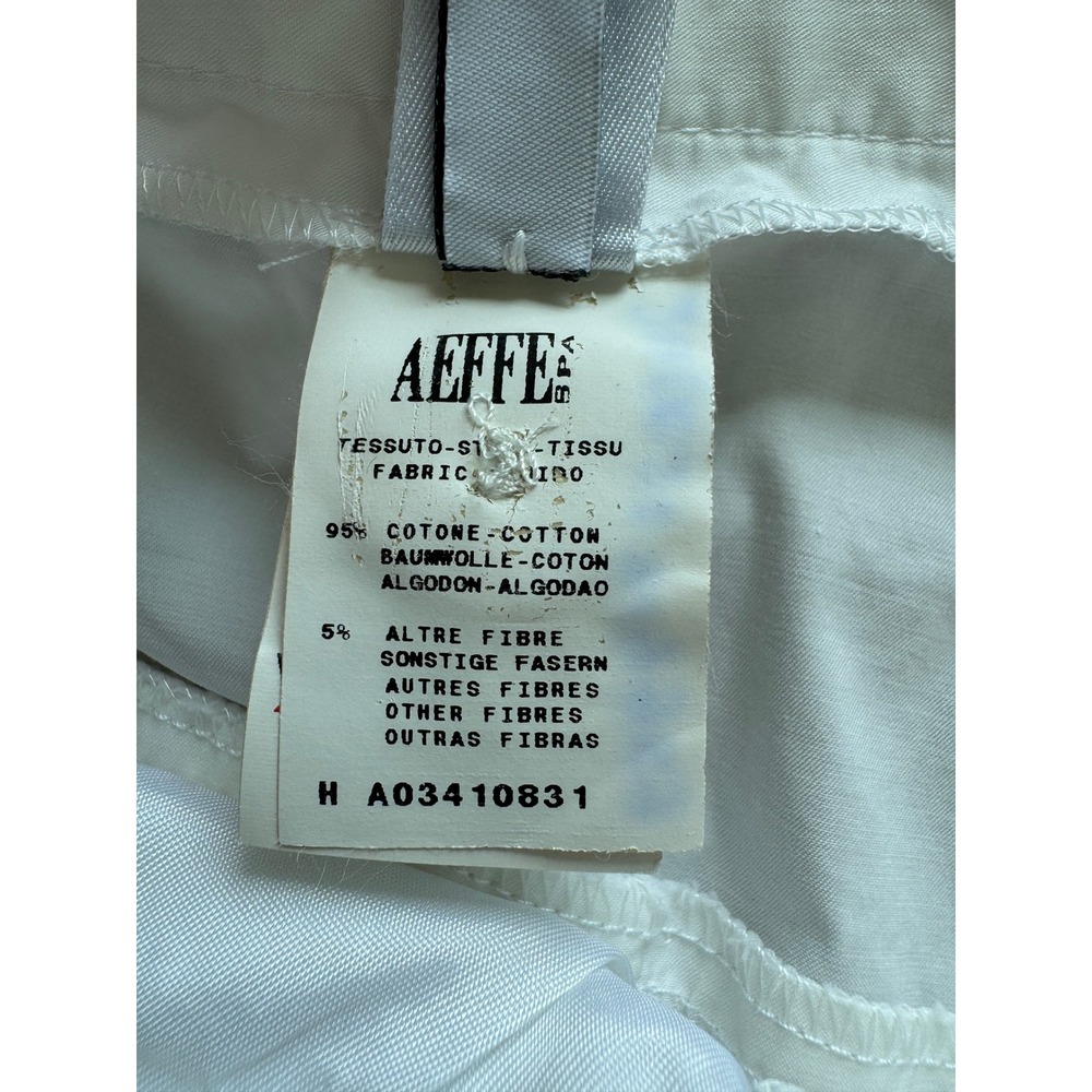 Moschino Cheap and Chic Pants White Cotton Flare Bootcut Made in Italy Size 10 - Picture 7 of 11